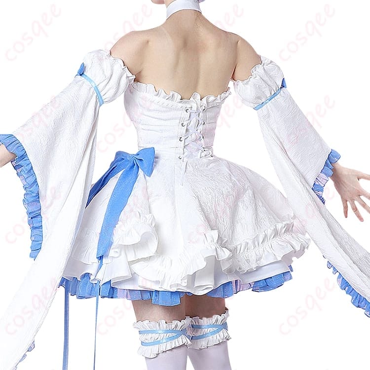 レム グラスエディションの清楚オフショルドレス｜写真映えと着やすさを両立するコスプレ衣装 - 4枚目の画像