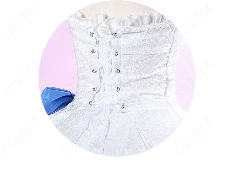 レム コスプレ衣装 背面のひも装飾ディテール