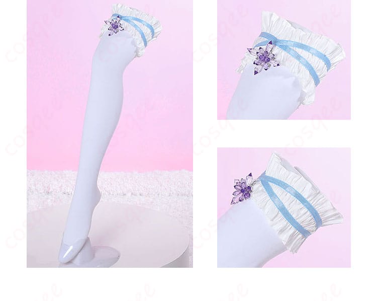 レム コスプレ衣装 足元の装飾ディテール