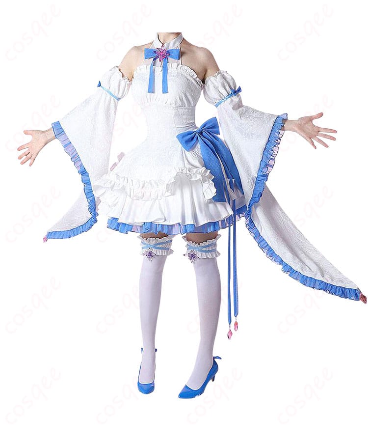Re:ゼロ レム コスプレ衣装 正面写真