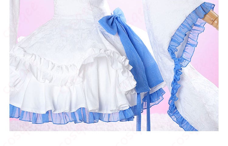 レム コスプレ衣装 スカートの装飾ディテール