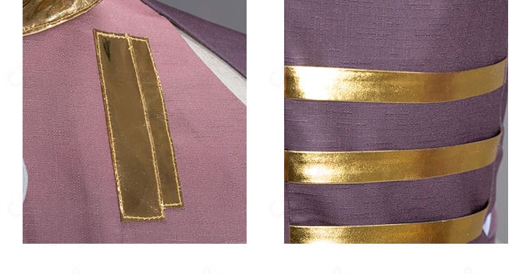 アークナイツ ジー コスプレ衣装の衣襟装飾詳細