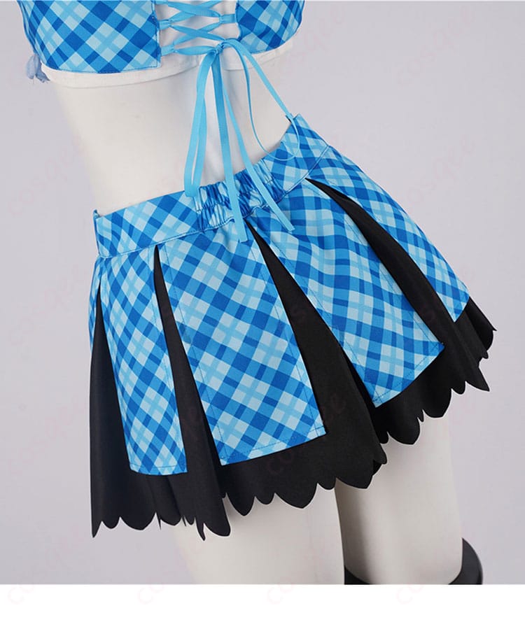 クーリア・ノノア コスプレ衣装のスカート装飾詳細