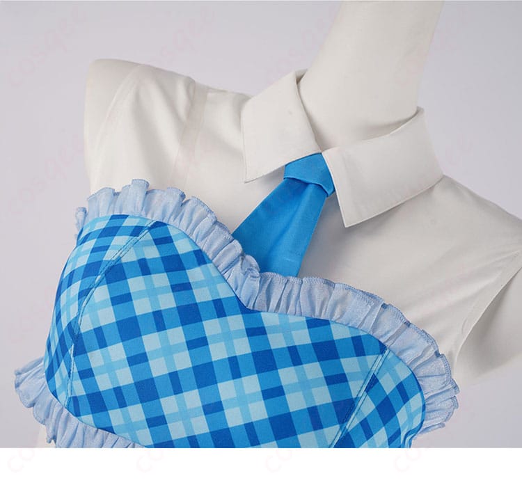 2.5次元の誘惑 クーリア・ノノア コスプレ衣装の衣領とネクタイ装飾