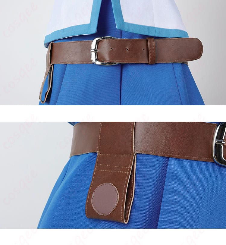 ルーシィ・ハートフィリア コスプレ衣装のウエストベルト装飾のディテール【シンプルでエレガントなデザイン】