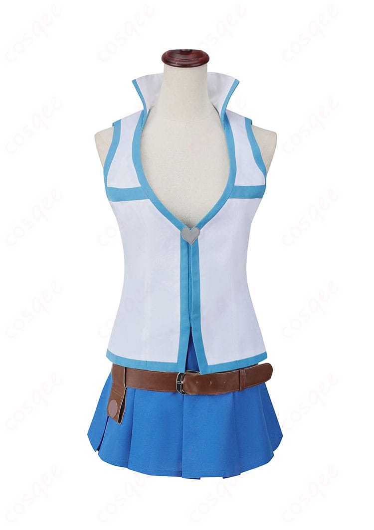 ルーシィ・ハートフィリア コスプレ衣装の正面画像【高忠実度再現】