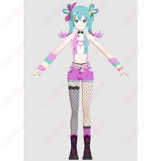 初音ミク「あいたい星人」コスプレ衣装 ポップで華やかに映えるサイズカスタム対応 - 1枚目の画像（サムネイル）