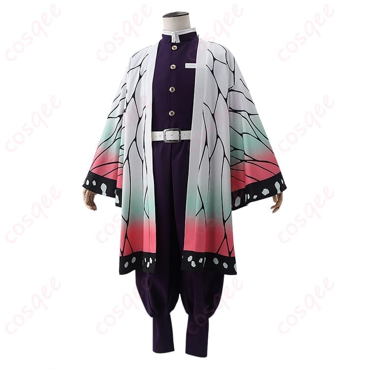 鬼滅の刃 胡蝶しのぶ コスプレ衣装 蝶羽織で上品に映える和モダンセット - 1枚目の画像