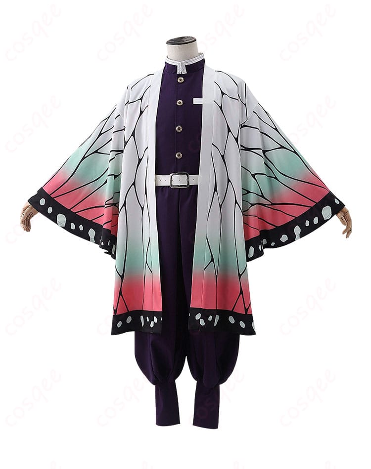 衣装の装飾詳細画像|胡蝶しのぶ コスプレ衣装の繊細なデザインと刺繍のディテール