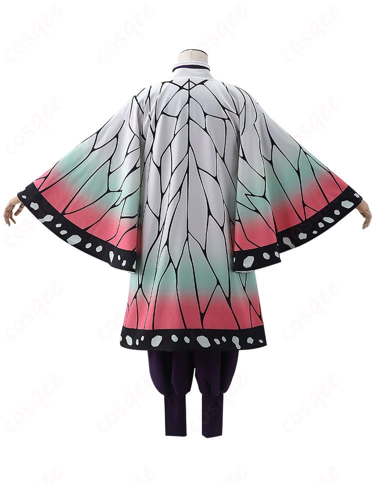 商品背面のコスプレ衣装画像|鬼滅の刃 胡蝶しのぶ コスプレ衣装 背面