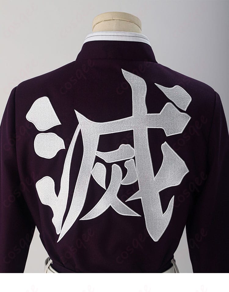 鬼滅の刃 甘露寺蜜璃 コスプレ衣装 背面装飾ディテール