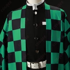 鬼滅の刃 竈門炭治郎の隊服コスプレ 衣装一式｜和柄羽織と刺繍ディテールで存在感 - 4枚目の画像（サムネイル）