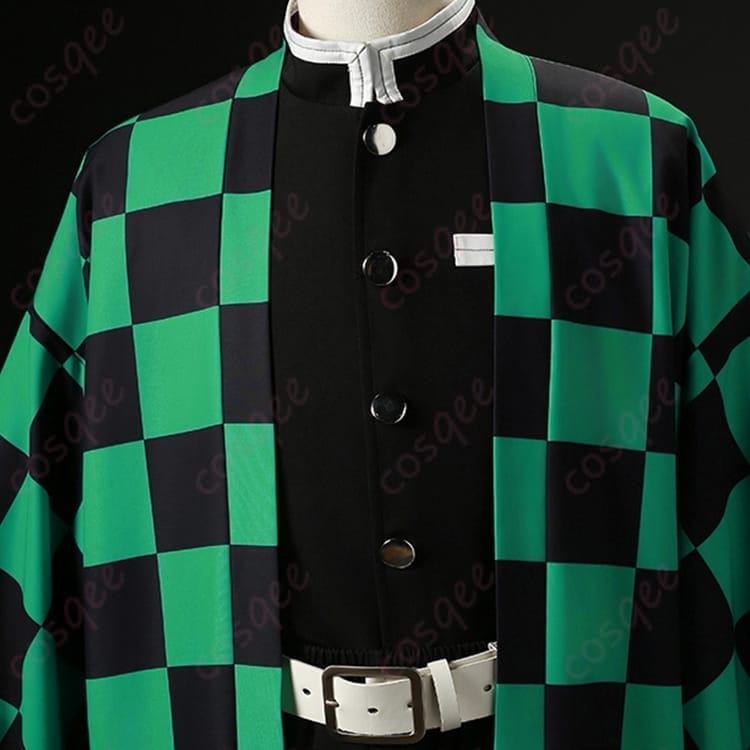 鬼滅の刃 竈門炭治郎の隊服コスプレ 衣装一式｜和柄羽織と刺繍ディテールで存在感 - 4枚目の画像