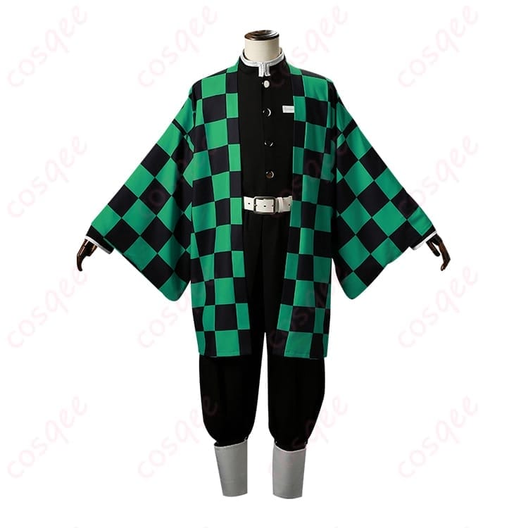 鬼滅の刃 竈門炭治郎の隊服コスプレ 衣装一式｜和柄羽織と刺繍ディテールで存在感 - 1枚目の画像