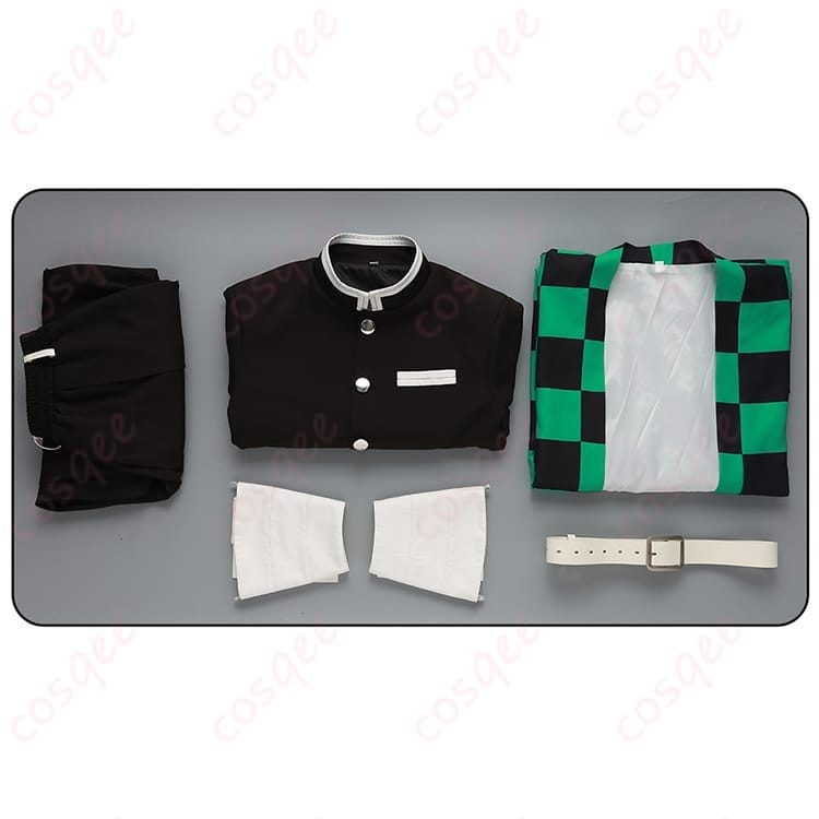 鬼滅の刃 竈門炭治郎の隊服コスプレ 衣装一式｜和柄羽織と刺繍ディテールで存在感 - 7枚目の画像