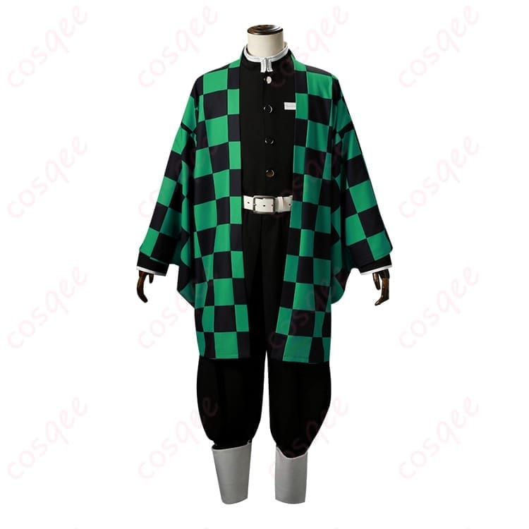 鬼滅の刃 竈門炭治郎の隊服コスプレ 衣装一式｜和柄羽織と刺繍ディテールで存在感 - 2枚目の画像