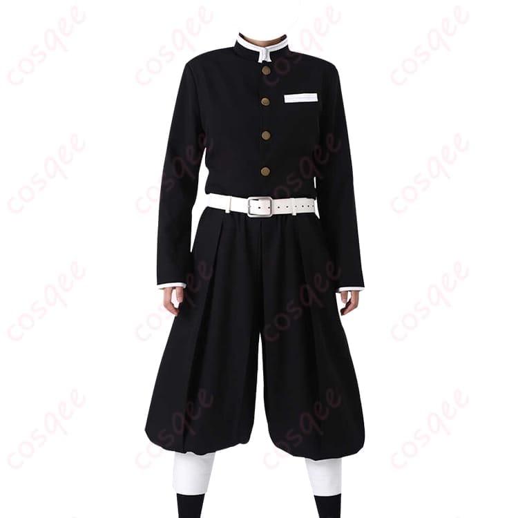 鬼滅の刃 冨岡義勇の隊服コスプレ 羽織付きで静かな強さを纏える一着 - 4枚目の画像