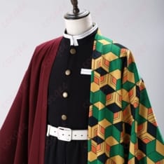 鬼滅の刃 冨岡義勇の隊服コスプレ 羽織付きで静かな強さを纏える一着 - 5枚目の画像（サムネイル）