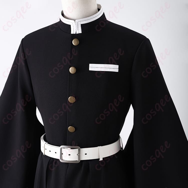 鬼滅の刃 時透無一郎の隊服コスプレ 刺繍が映える端正シルエットで動きやすい - 3枚目の画像