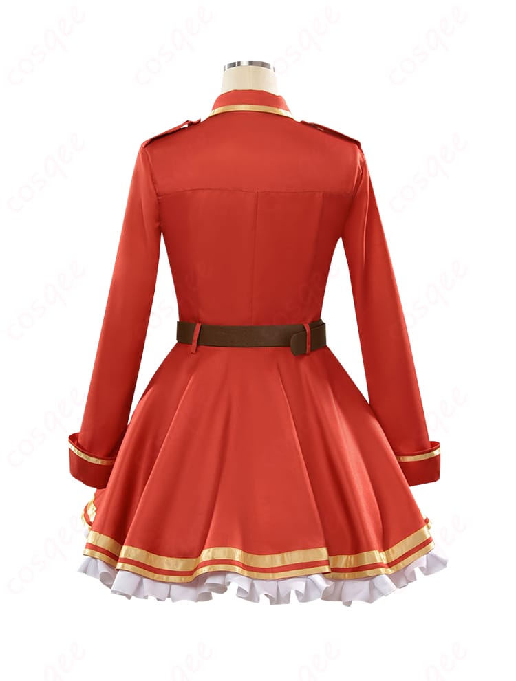 商品背面図、背面のディテールやデザインを強調したジル・サーヴェルのコスプレ衣装。