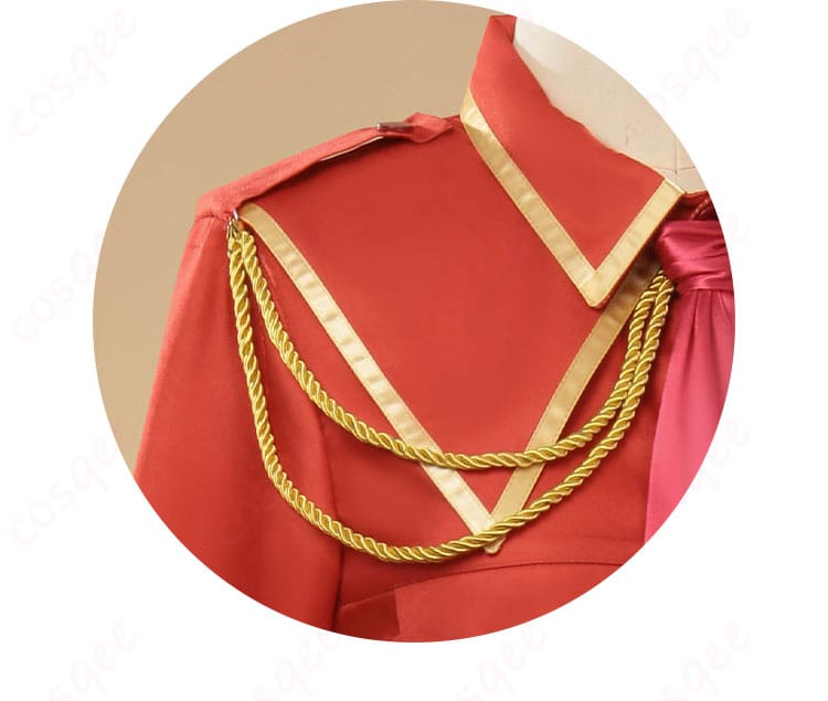 肩袖の装飾細部、ジル・サーヴェルの衣装の肩袖部分に施された美しい装飾。