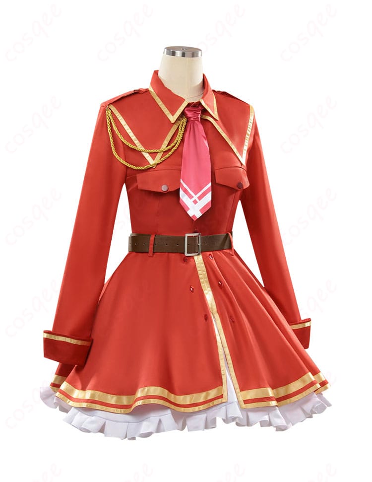 商品側面図、コスプレ衣装の側面デザイン、細部まで再現されたジル・サーヴェルの衣装。