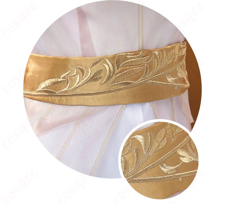 漁師(グレイス)コスプレ衣装の腰帯部分の装飾ディテール。精緻なデザインでリアルさが際立つ。