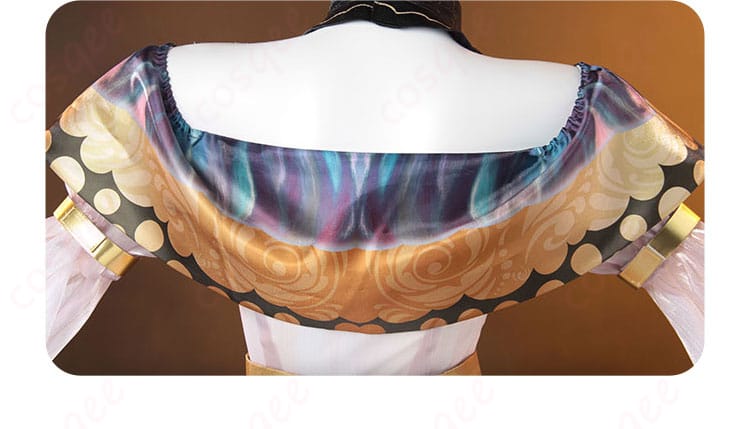 漁師(グレイス)コスプレ衣装の背面部分のディテール。後ろ姿も完璧に再現。