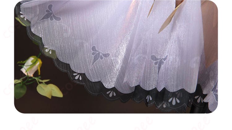 漁師(グレイス)コスプレ衣装のスカート裾の装飾。魅力的なデザインで全体の美しさを引き立てる。