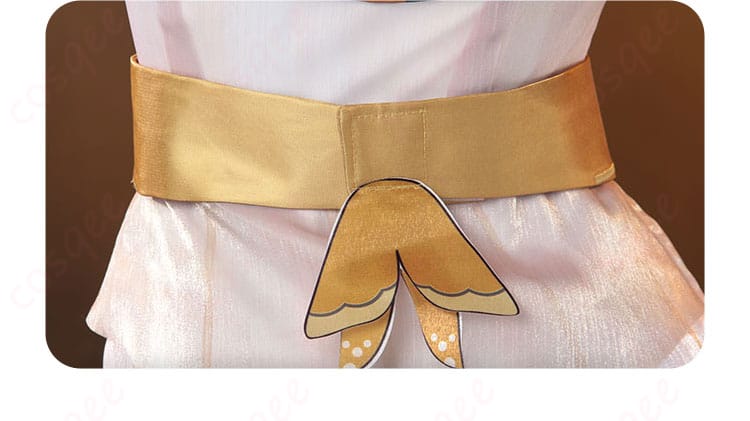 漁師(グレイス)コスプレ衣装の腰帯の後ろ側のディテール。細部まで美しく仕上げています。