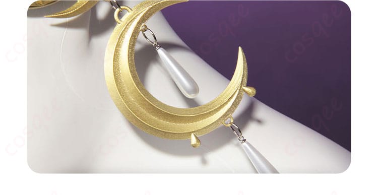 耳飾りの詳細、祭司コスプレ衣装の小物