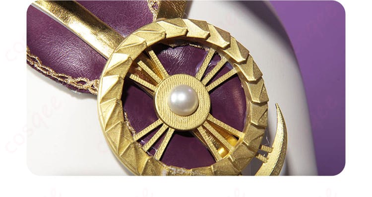 発飾り装飾の詳細、祭司コスプレ衣装の特徴的なヘアアクセサリー