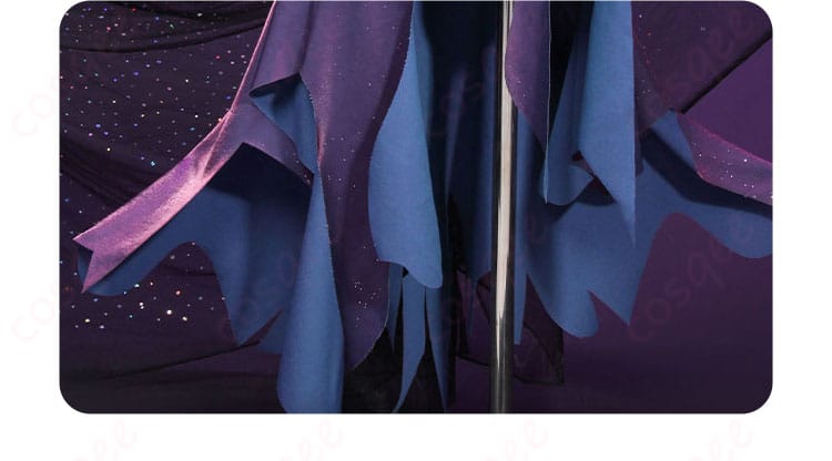 スカートの裾部分の装飾の詳細、祭司コスプレ衣装