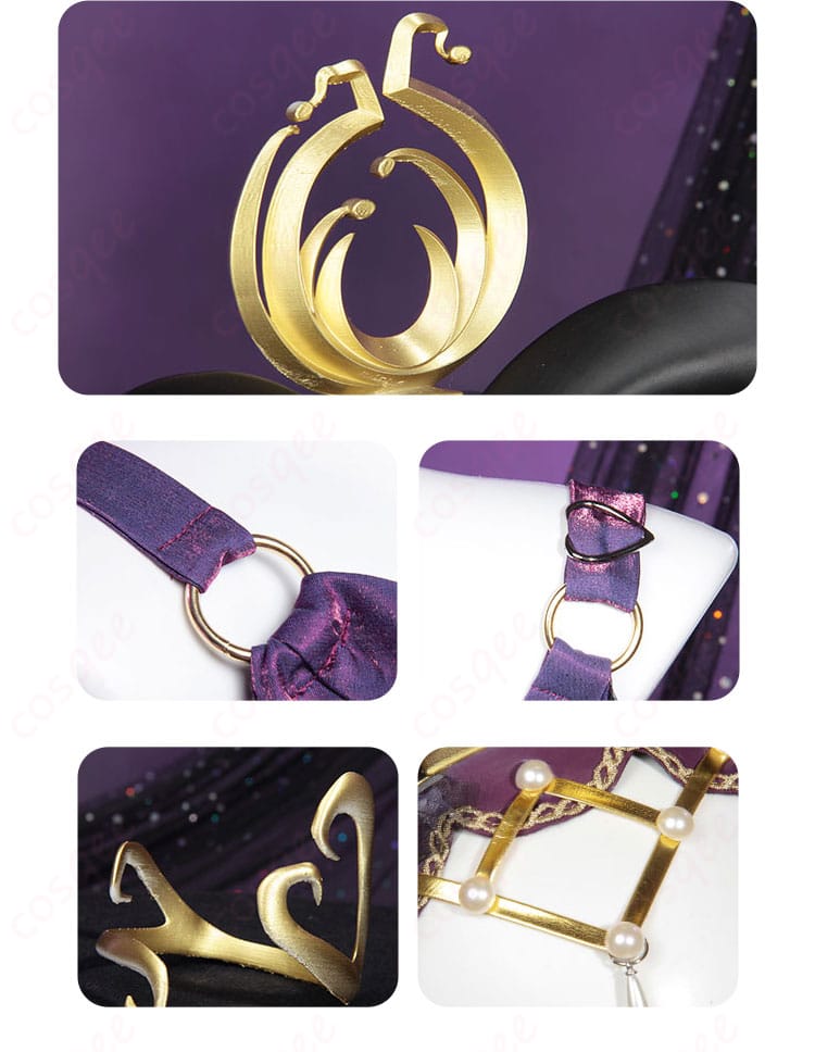 服装装飾の詳細、祭司(フィオナ・ジルマン) コスプレ衣装のデザイン