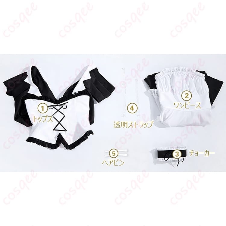 会長はメイド様 鮎沢美咲の清楚メイド服 コスプレ衣装｜写真映えして動きやすい一着 - 6枚目の画像