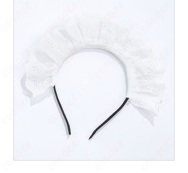 鮎沢美咲メイド服のヘアアクセサリー詳細