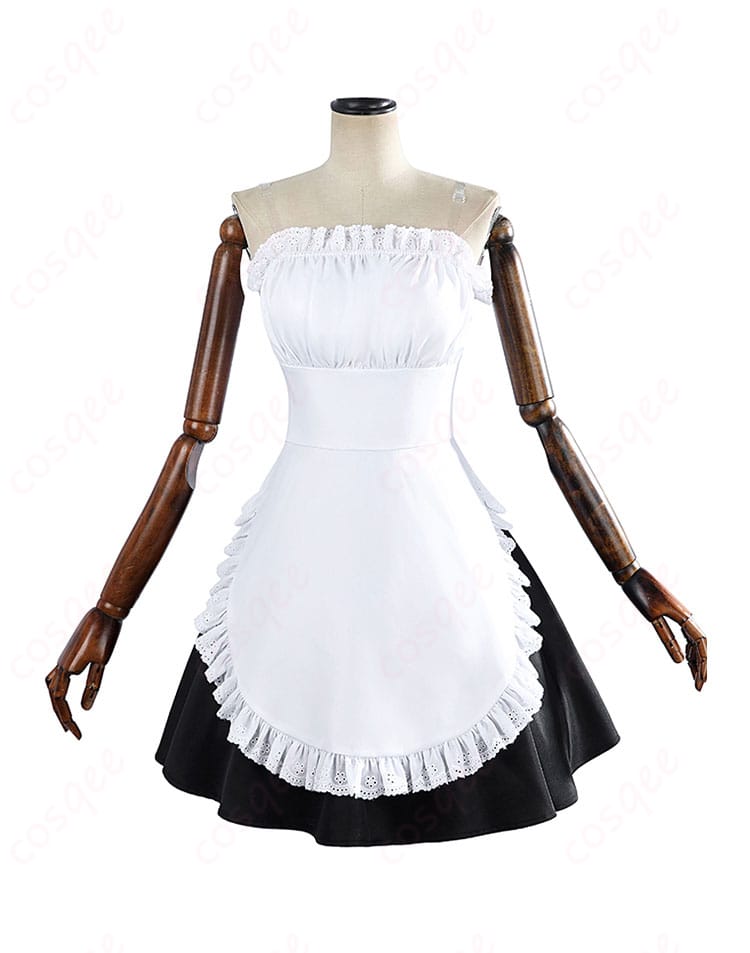 鮎沢美咲メイド服のスカート装飾