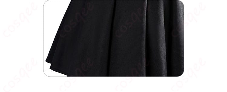 鮎沢美咲メイド服スカート裾のディテール