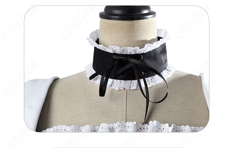 鮎沢美咲メイド服のネックレスデザイン