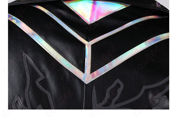 ノートン・キャンベル コスプレ衣装の背肩装飾細部、背中と肩部分の再現