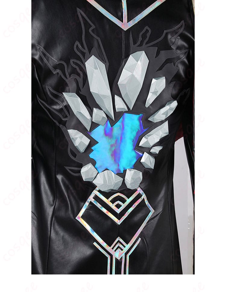 ノートン・キャンベル コスプレ衣装の服装背面装飾細部、忠実に再現された背面デザイン