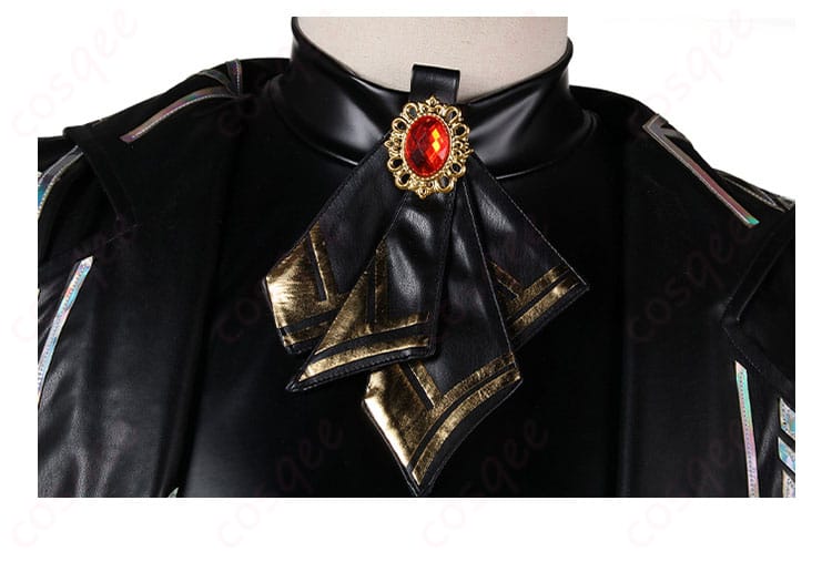 ノートン・キャンベル コスプレ衣装の領巾装飾細部、精巧なスカーフデザイン
