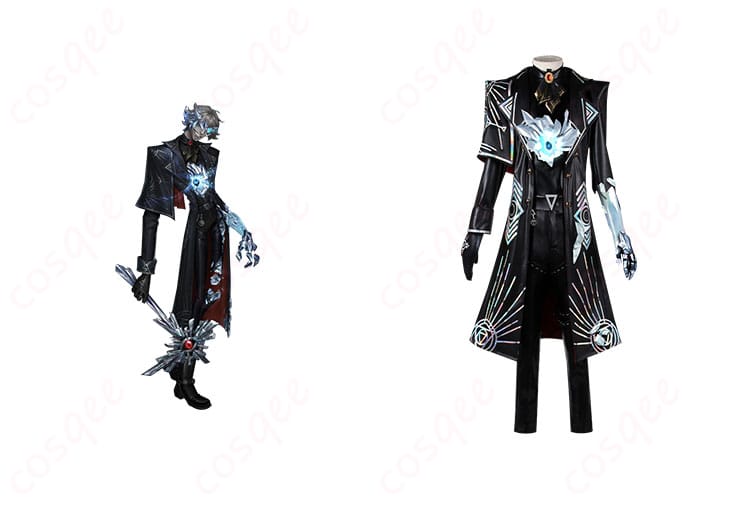 ノートン・キャンベル コスプレ衣装 輝安鉱バージョンの正面とキャラクターの融合画像