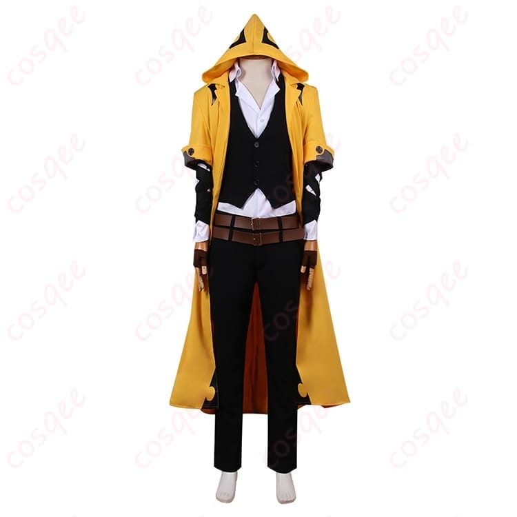 BLAZBLUE ユウキ＝テルミの冷酷さを纏うダークスーツ系コスプレ衣装 - 1枚目の画像