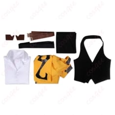 BLAZBLUE ユウキ＝テルミの冷酷さを纏うダークスーツ系コスプレ衣装 - 4枚目の画像（サムネイル）