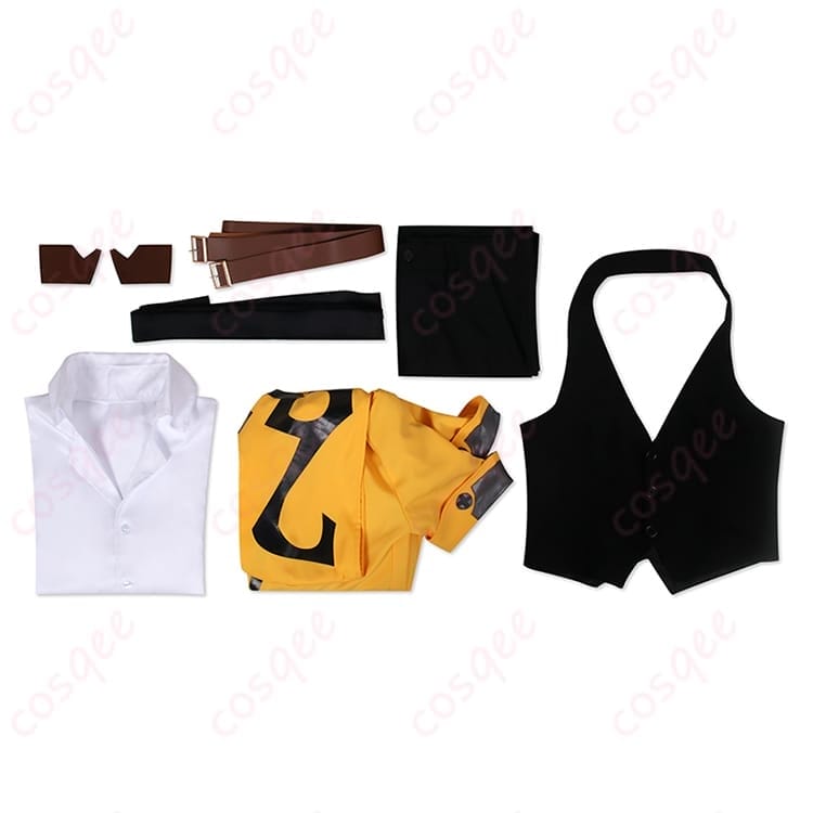 BLAZBLUE ユウキ＝テルミの冷酷さを纏うダークスーツ系コスプレ衣装 - 4枚目の画像