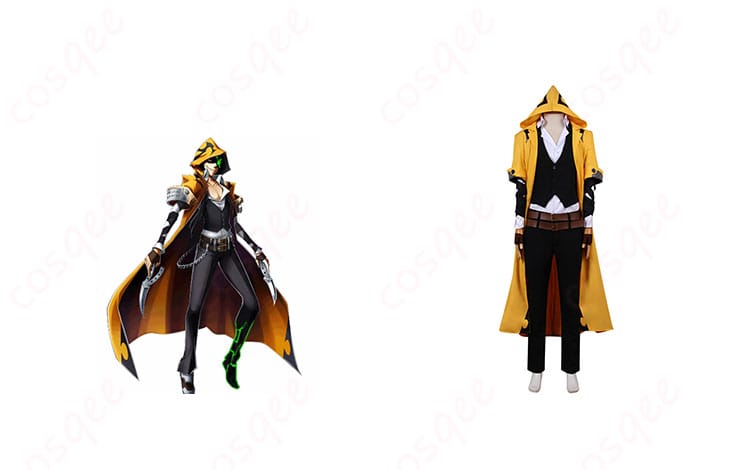 商品正面とキャラクター「ユウキ=テルミ」の組み合わせ画像 - ブレイブルー クロノファンタズマ コスプレ衣装