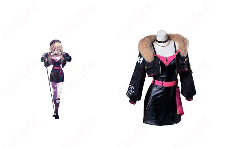 プロセカ Vivid BAD SQUAD × 小豆沢こはね コスプレ衣装、キャラクターとのコラボが特徴的。