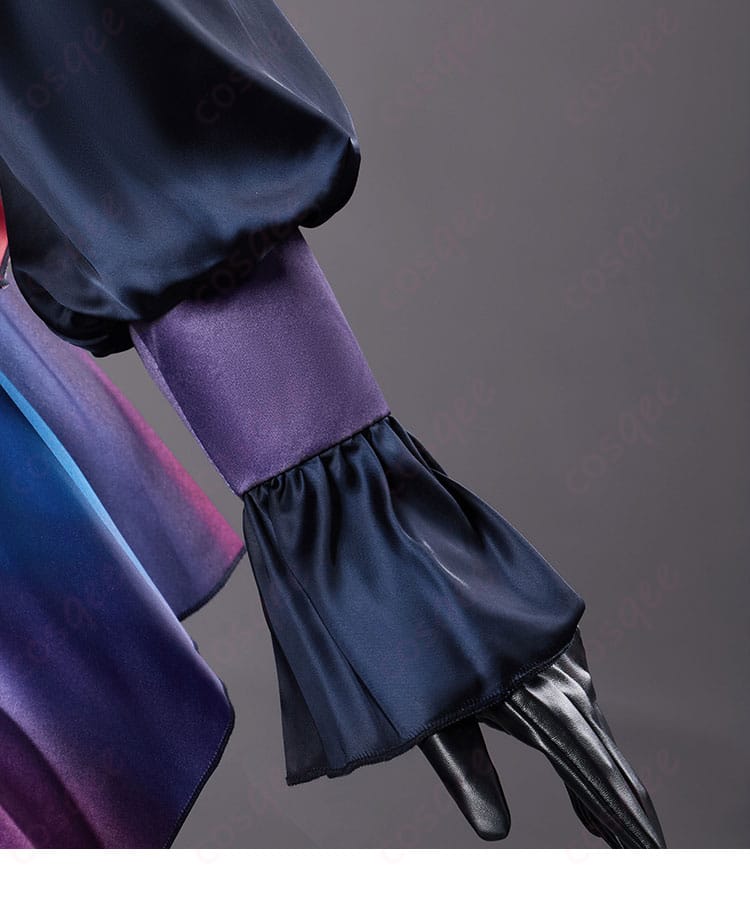 衣袖装飾の詳細。繊細なディテールとデザインが加わった美しい袖。