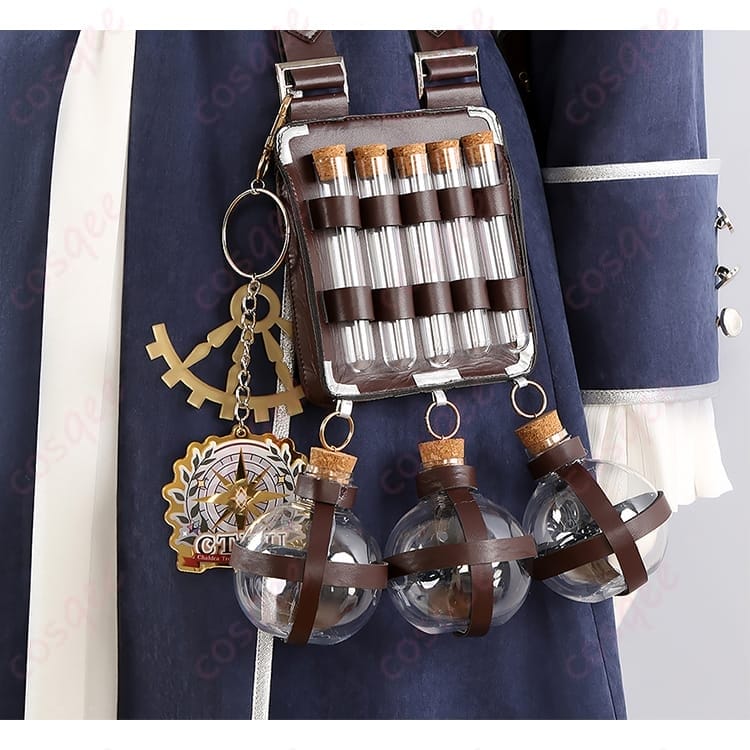 FGO オベロン 9周年礼装のコスプレ衣装 荘厳シルエットで写真映えしやすい多点セット - 4枚目の画像